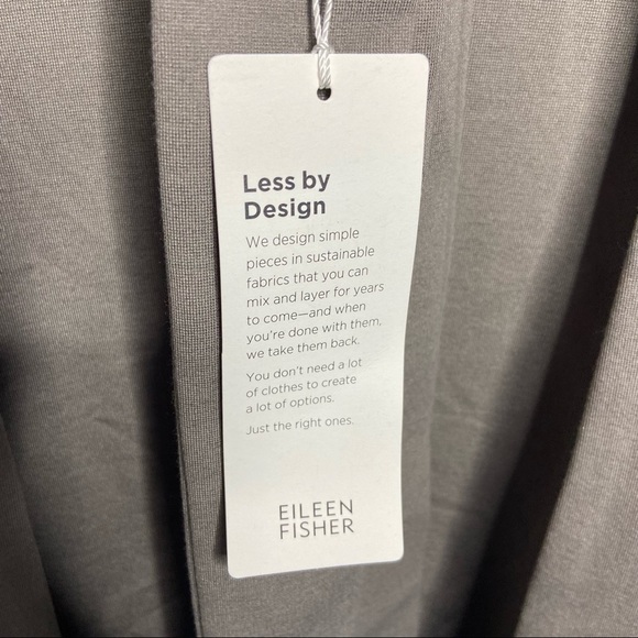 NWT Eileen Fisher Size Large Flex Ponte Belted Jacket Boxy Fit $328 S1TJF-J5481 - Picture 4 of 6
